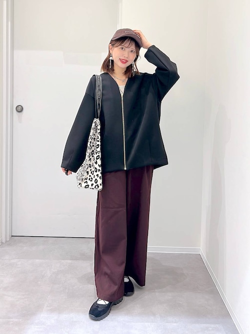 ダンボールノーカラージャケット/579497（ブルゾン）｜GLOBAL WORK