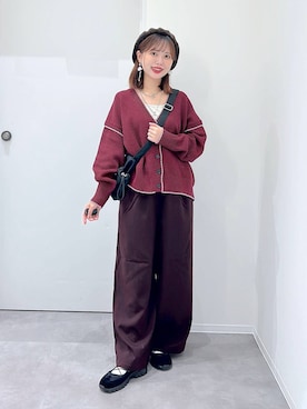 「アイテム（キャミソール）」を使った、a i r iさん（レディース・150cm・30代）の秋コーディネート