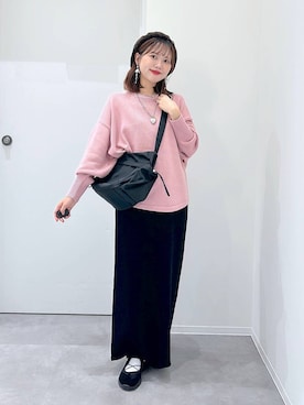 「GLOBAL WORK（グローバルワーク）のアイテム（ワンピース）」を使った、a i r iさん（レディース・150cm）の秋コーディネート