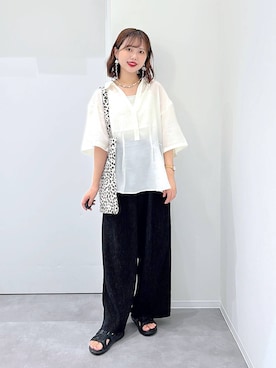 「アイテム（キャミソール）」を使った、a i r iさん（レディース・150cm・30代）の夏コーディネート
