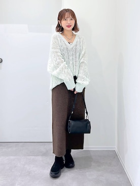 「アイテム（アクセサリー）」を使った、a i r iさん（レディース・150cm・30代）の秋コーディネート