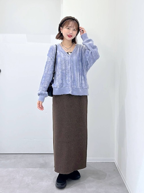 ニットZIPカーデ＊スカートセット/577660（ワンピース）｜GLOBAL WORK