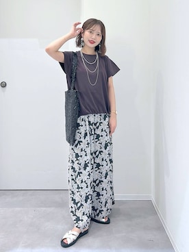 「GLOBAL WORK（グローバルワーク）のアイテム（パンツ）」を使った、a i r iさん（レディース・150cm）の夏コーディネート
