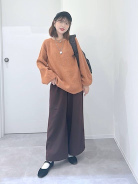 「アイテム（バックパック/リュック）」を使った、a i r iさん（レディース・150cm）の秋コーディネート