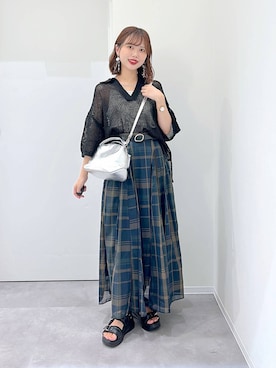 「アイテム（キャミソール）」を使った、a i r iさん（レディース・150cm・30代）の夏コーディネート