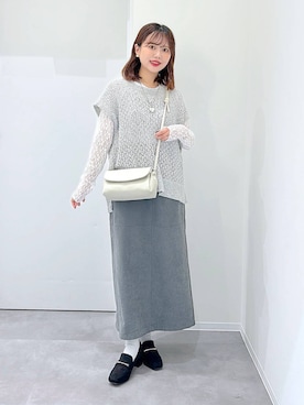「アイテム（ネックレス）」を使った、a i r iさん（レディース・150cm・30代）の秋コーディネート