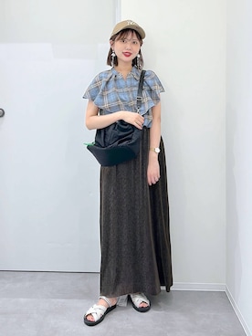 「アイテム（トートバッグ）」を使った、a i r iさん（レディース・150cm・20代）の夏コーディネート