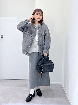 「アイテム（ローファー）」を使った、a i r iさん（レディース・150cm・30代）の秋コーディネート