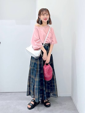 「アイテム（アクセサリー）」を使った、a i r iさん（レディース・150cm・30代）の秋コーディネート