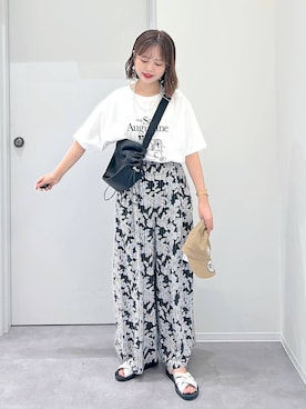 「アイテム（キャップ）」を使った、a i r iさん（レディース・150cm・30代）の夏コーディネート