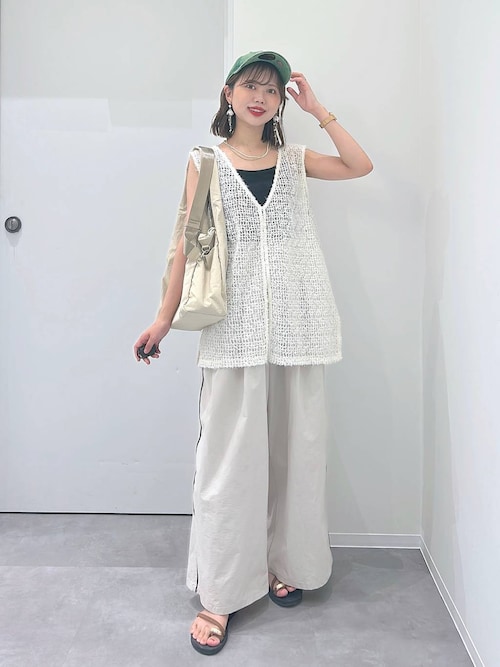 セール】フェザージレベスト＊半袖Tシャツセット/572226（Tシャツ