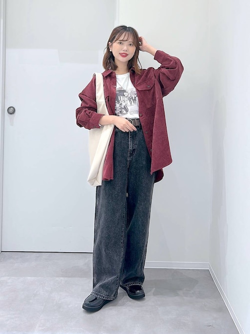 リッチクリーンプリントロンT/580930（Tシャツ/カットソー