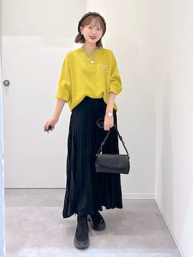 「GLOBAL WORK（グローバルワーク）のアイテム（スカート）」を使った、a i r iさん（レディース・150cm）の秋コーディネート