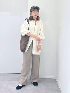 「アイテム（帽子）」を使った、a i r iさん（レディース・150cm・20代）の秋コーディネート
