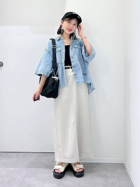 「アイテム（キャミソール）」を使った、a i r iさん（レディース・150cm・30代）の夏コーディネート
