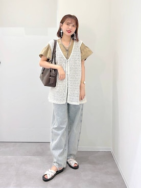 「アイテム（アクセサリー）」を使った、a i r iさん（レディース・150cm・30代）の夏コーディネート