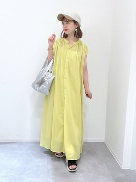 「アイテム（キャップ）」を使った、a i r iさん（レディース・150cm・30代）の夏コーディネート