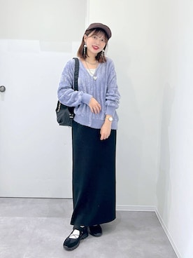 「GLOBAL WORK（グローバルワーク）のアイテム（ワンピース）」を使った、a i r iさん（レディース・150cm）の秋コーディネート