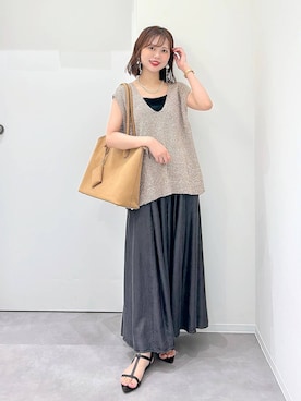 「GLOBAL WORK（グローバルワーク）のアイテム（サンダル）」を使った、a i r iさん（レディース・150cm）の夏コーディネート