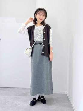 「アイテム（アクセサリー）」を使った、a i r iさん（レディース・150cm・30代）の秋コーディネート
