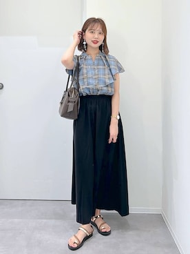 「アイテム（ボストンバッグ）」を使った、a i r iさん（レディース・150cm）の夏コーディネート