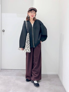 「GLOBAL WORK（グローバルワーク）のアイテム（スニーカー）」を使った、a i r iさん（レディース・150cm）の秋コーディネート