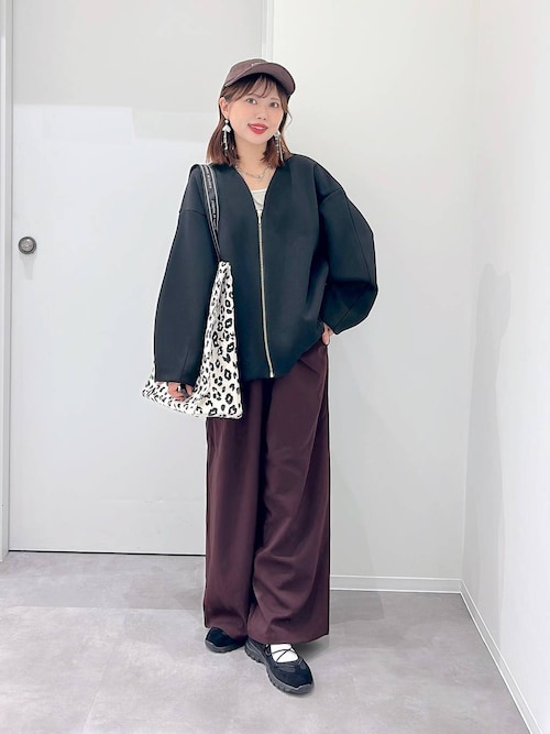 ダンボールノーカラージャケット/579497（ブルゾン）｜GLOBAL WORK