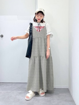「アイテム（ワンピース）」を使った、a i r iさん（レディース・150cm・30代）の夏コーディネート