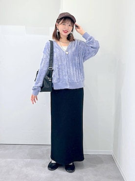 「アイテム（帽子）」を使った、a i r iさん（レディース・150cm・20代）の秋コーディネート