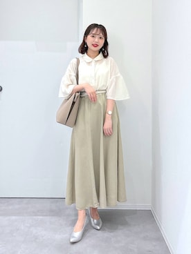 「アイテム（パンプス）」を使った、a i r iさん（レディース・150cm）の夏コーディネート