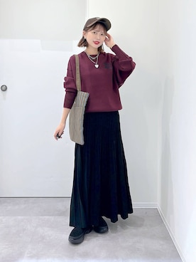 「アイテム（アクセサリー）」を使った、a i r iさん（レディース・150cm・30代）の秋コーディネート