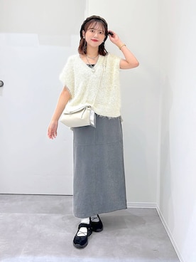 「アイテム（ボストンバッグ）」を使った、a i r iさん（レディース・150cm）の秋コーディネート