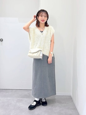 「アイテム（ベスト）」を使った、a i r iさん（レディース・150cm）の秋コーディネート