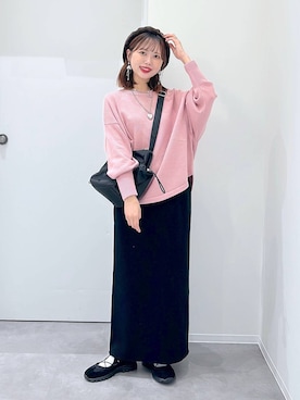 「GLOBAL WORK（グローバルワーク）のアイテム（ワンピース）」を使った、a i r iさん（レディース・150cm）の秋コーディネート