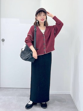 「GLOBAL WORK（グローバルワーク）のアイテム（ワンピース）」を使った、a i r iさん（レディース・150cm）の秋コーディネート