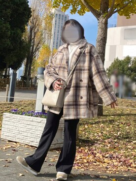 「SPINNS（スピンズ）のアイテム（その他アウター）」を使った、maroru✲*ﾟさん（レディース・148cm）の冬コーディネート