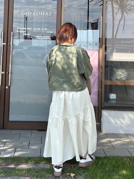 「aimoha（アイモハ）のアイテム」を使った、maroru✲*ﾟさん（骨格ウェーブ・レディース・148cm）の秋コーディネート