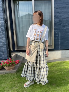 「CRB（シーアールビー）のアイテム」を使った、maroru✲*ﾟさん（レディース・148cm）の夏コーディネート