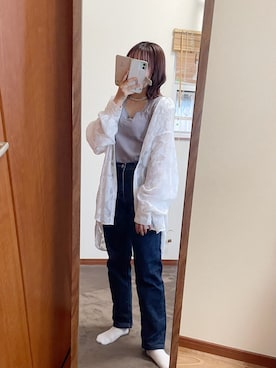 タンクトップ ブルー系 を使った人気ファッションコーディネート Wear