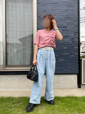 「Ambre Ciel（アンブルシエル）のアイテム」を使った、maroru✲*ﾟさん（レディース・148cm）の秋コーディネート