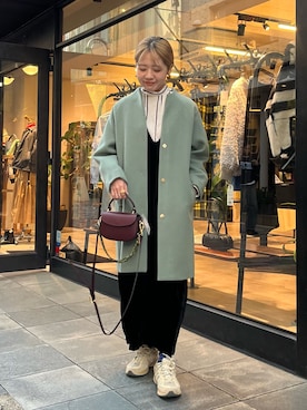 「アイテム（その他アウター）」を使った、murata.さん（骨格ストレート・レディース・161cm）の秋コーディネート