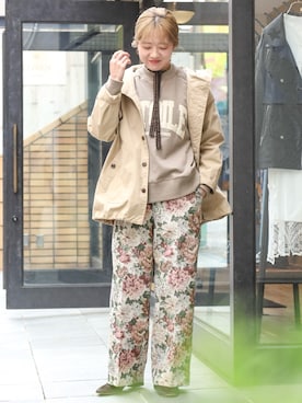 「NOMBRE IMPAIR（ノンブルアンペール）のアイテム」を使った、murata.さん（レディース・161cm）の秋コーディネート