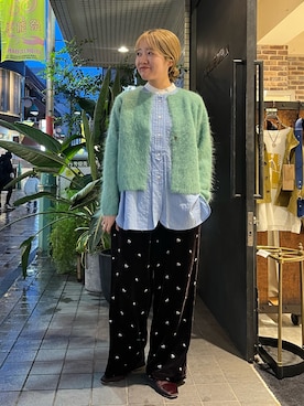 「NOMBRE IMPAIR（ノンブルアンペール）のアイテム（ニット/セーター）」を使った、murata.さん（レディース・161cm）の秋コーディネート