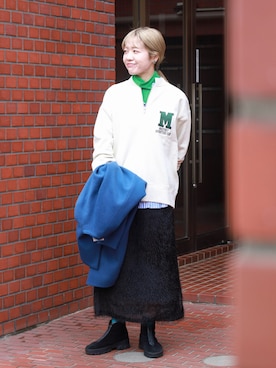 「スポーツミックス」｜murata.さん（レディース・161cm）の冬コーディネート