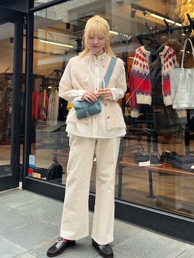 「アイテム（ベスト）」を使った、murata.さん（レディース・161cm）の秋コーディネート