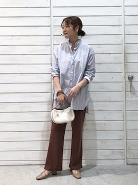 「NOMBRE IMPAIR（ノンブルアンペール）のアイテム（パンプス）」を使った、murata.さん（レディース・160cm）の秋コーディネート