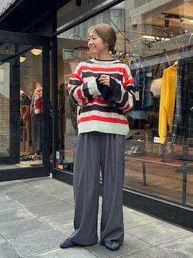 「NOMBRE IMPAIR（ノンブルアンペール）のアイテム」を使った、murata.さん（レディース・161cm）の秋コーディネート