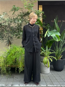 「NOMBRE IMPAIR（ノンブルアンペール）のアイテム」を使った、murata.さん（レディース・161cm）の秋コーディネート