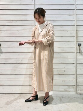 「NOMBRE IMPAIR（ノンブルアンペール）のアイテム（パンプス）」を使った、murata.さん（レディース・160cm）の夏コーディネート