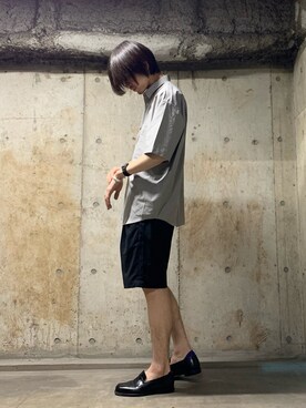 「THOMAS MASON（トーマス メイソン）のアイテム」を使った、STORE   東京ベイ　本田翼さん（メンズ・178cm）の夏コーディネート